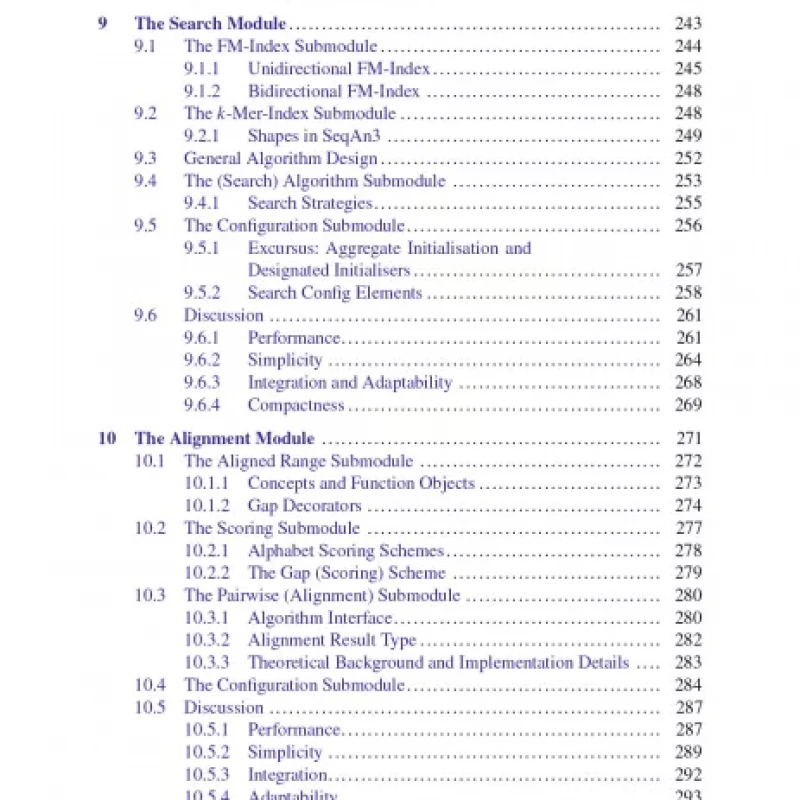 Sequence Analysis and Modern C++