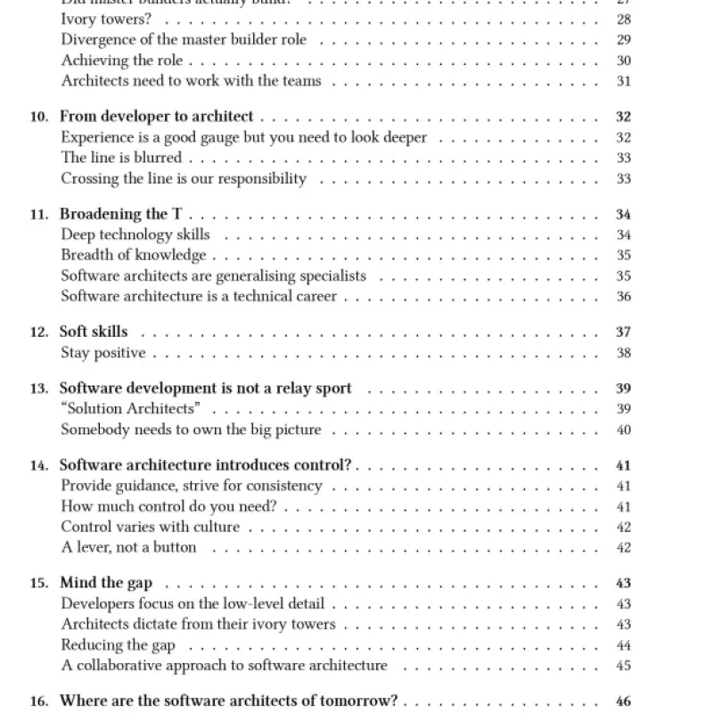 Software Architecture for Developers