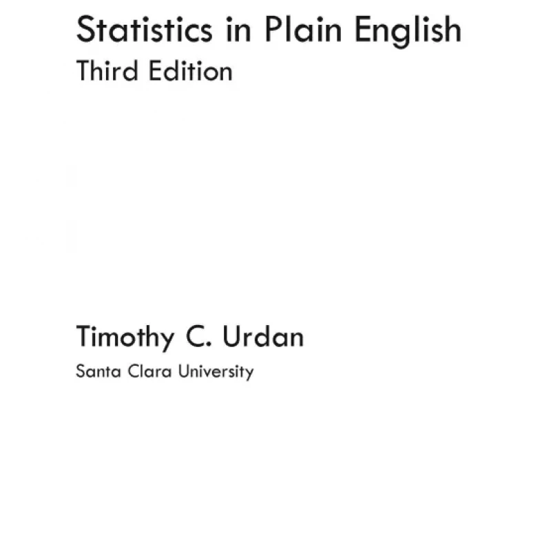 Statistics in Plain English, 3rd Edition