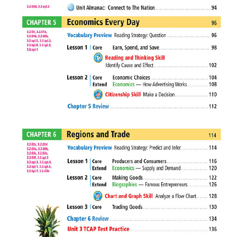 TENNESSEE SOCIAL STUDY GRADE 3 (Sách màu)
