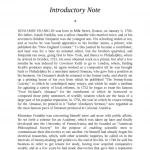 The Autobiography of Benjamin Franklin