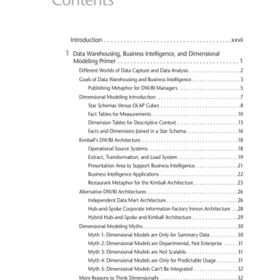 The Data Warehouse Toolkit The Definitive Guide to Dimensional Modeling