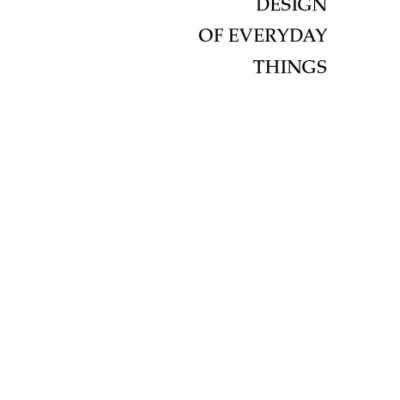 The Design of Everyday Things
