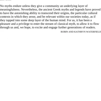 THE GREEK MYTHS - ROBIN WATERFIELD (Sách màu)