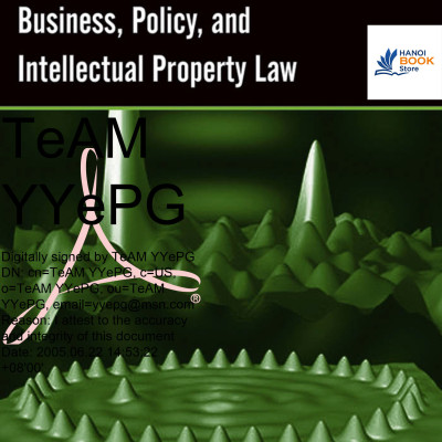 Sách The Handbook of Nanotechnology Business, Policy, and Intellectual Property Law