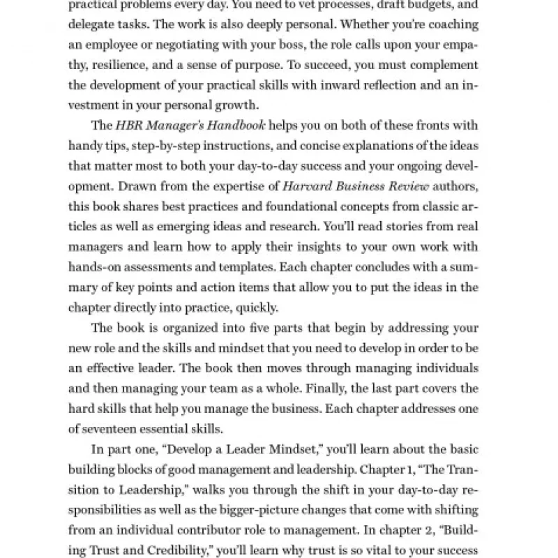 The Harvard Business Review Manager’s Handbook The 17 Skills Leaders Need to Stand Out