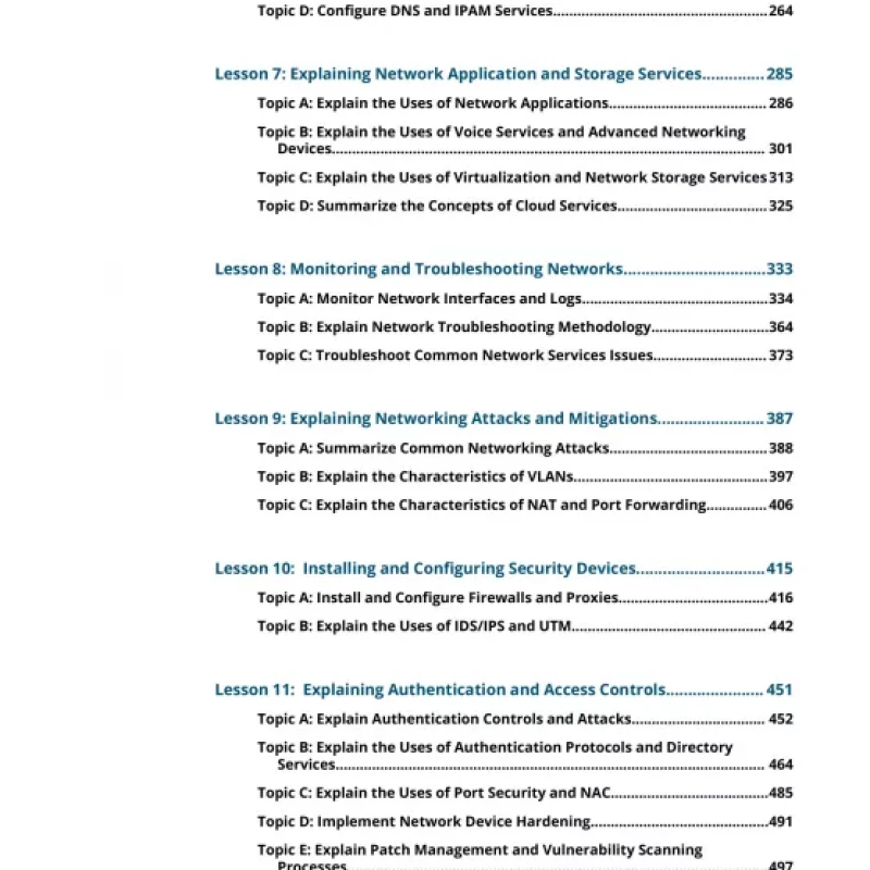 The Official CompTIA Network+ Student Guide 2019