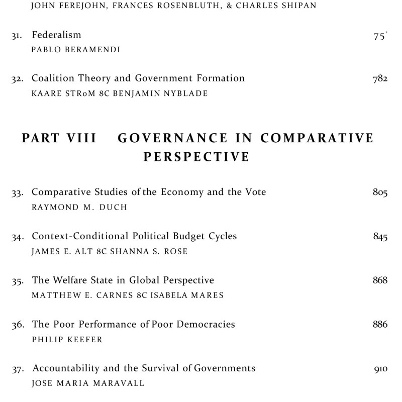 Sách The Oxford Handbook of Comparative Politics (Oxford Handbooks of Political Science)