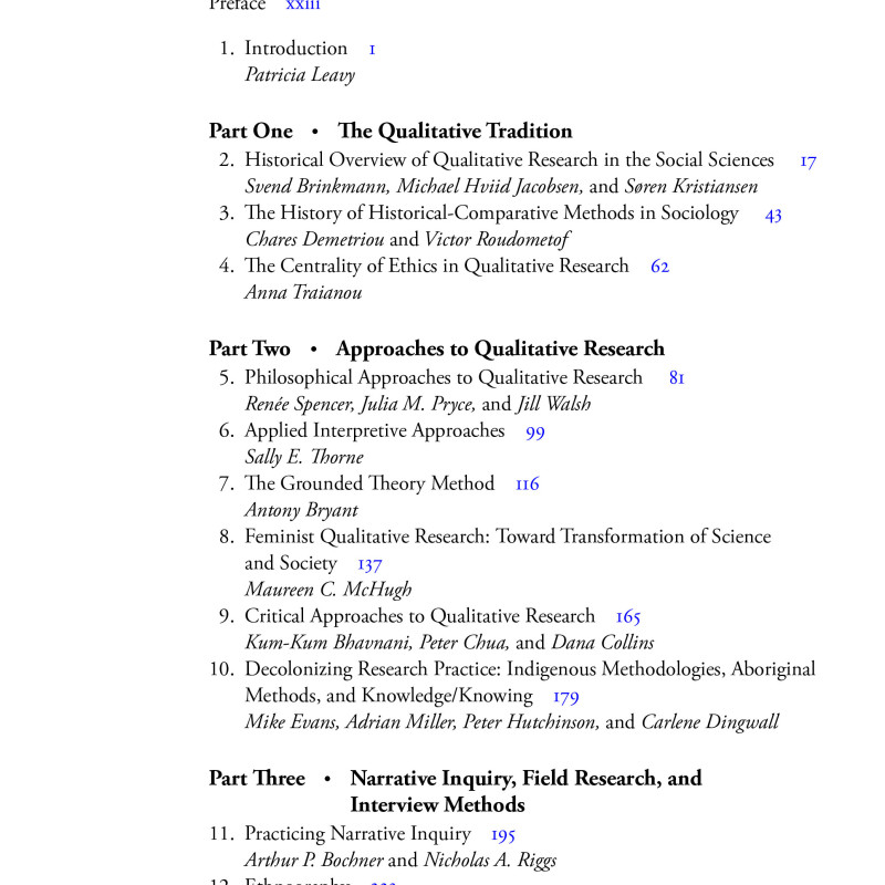 Sách The Oxford Handbook of Qualitative Research