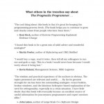 The Pragmatic Programmer: From Journeyman to Master