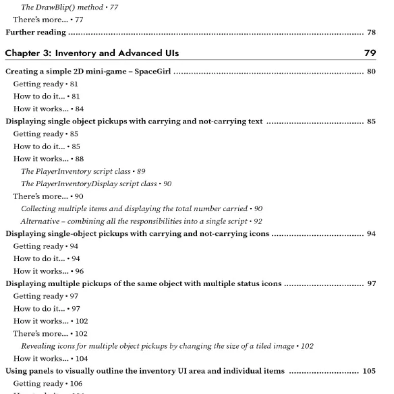 Unity Cookbook