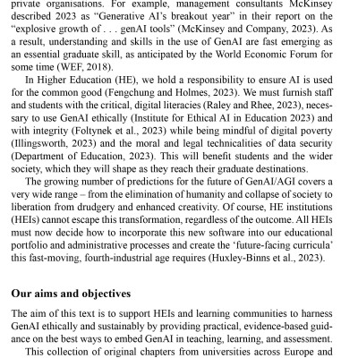 Sách Using Generative AI Effectively in Higher Education Sustainable