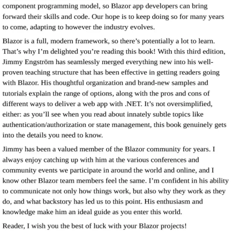 Web Development with Blazor - Third Edition - Hanoi Bookstore